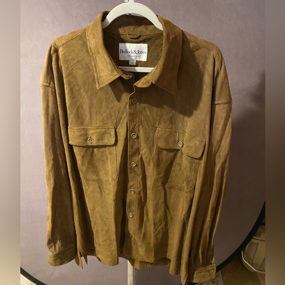 Bullock and Jones Suede Shirt Jacket